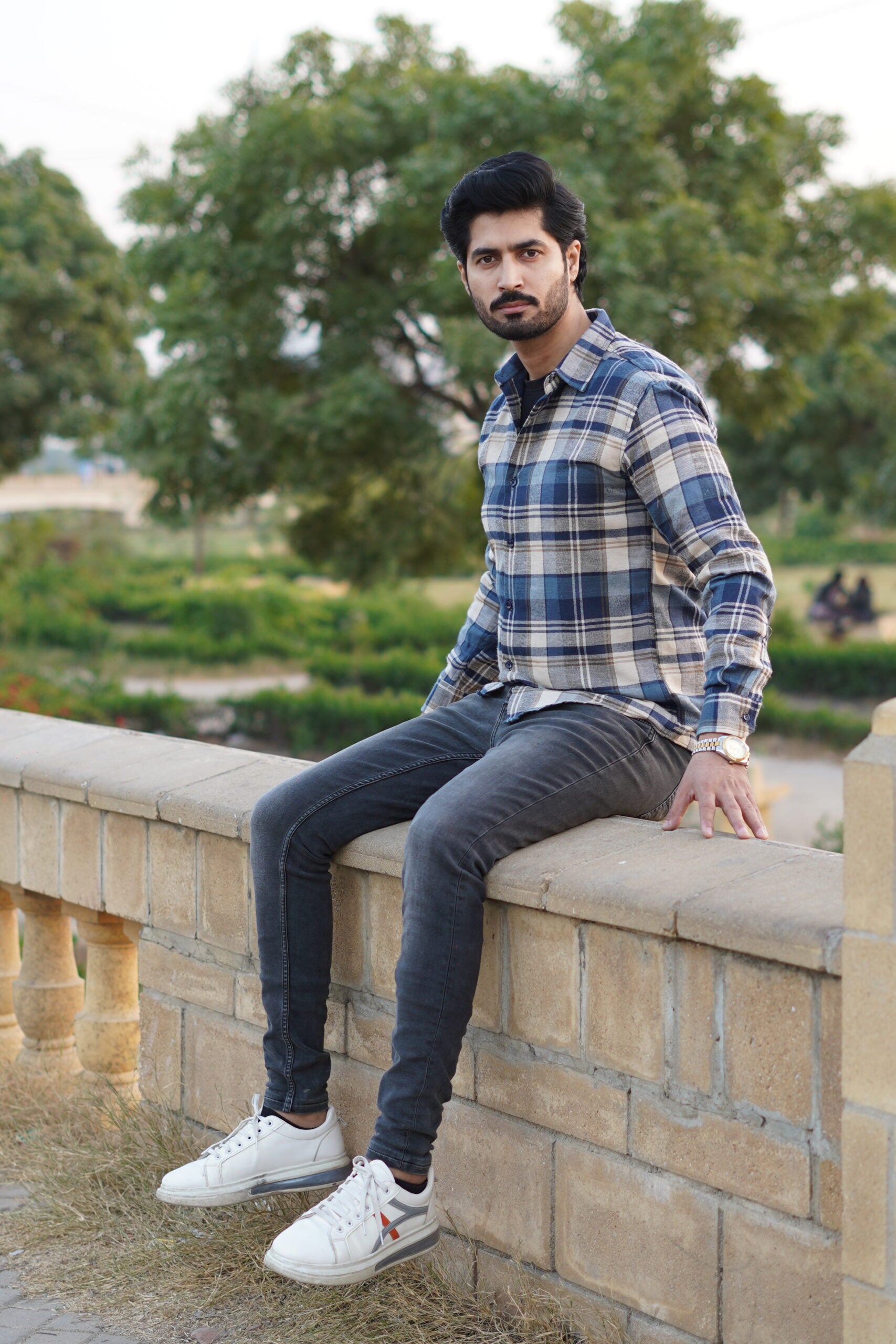 SLYRR Urban Ash Checkered Shirt